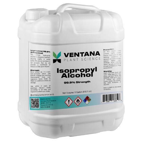 Ventana Plant Science Isopropyl Alcohol ISO 99.9% 5-Gallon *HAZ* Main Image